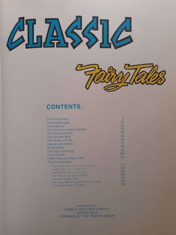 Classic Fairy Tales - published by Sandle Brothers LTD