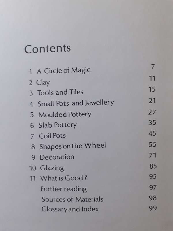 Outline Guide to Pottery ~ Tony Birks