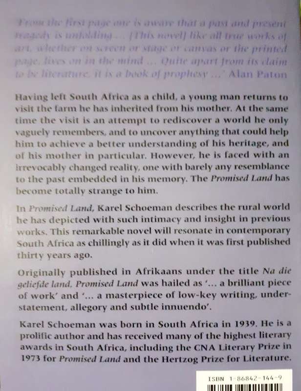 Promised Land ~ Karel Schoeman