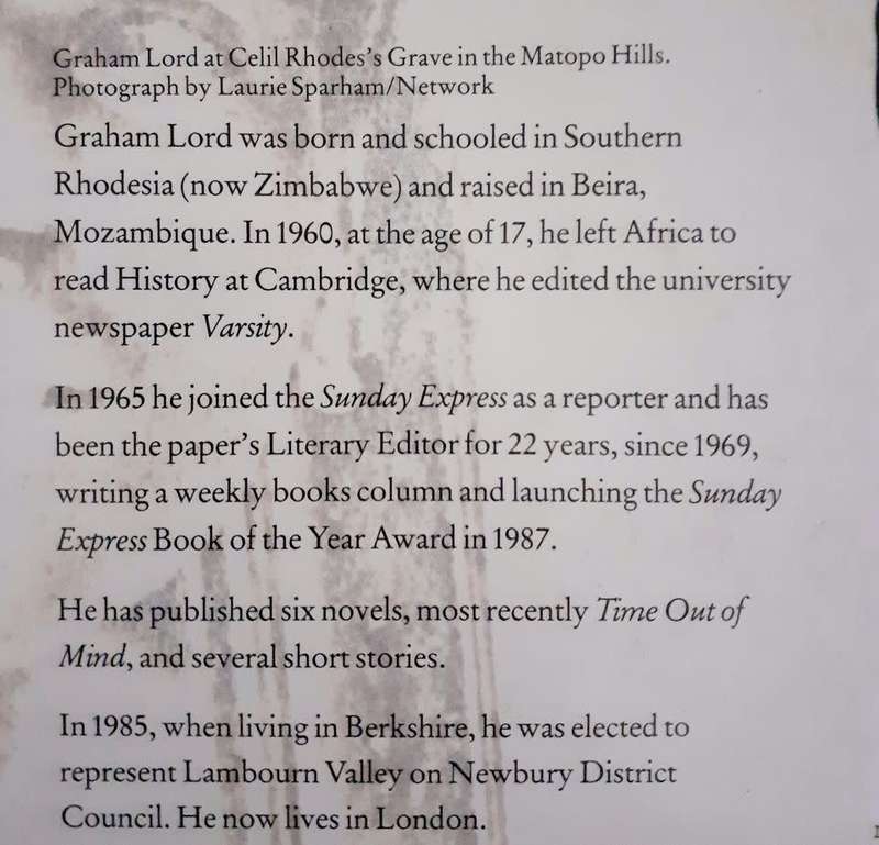 Ghosts of King Solomon`s Mines ~ Graham Lord