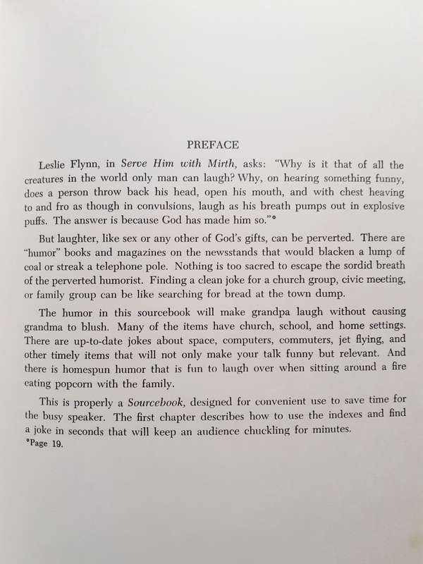 The Sourcebook of Humor ~ James C Hefley