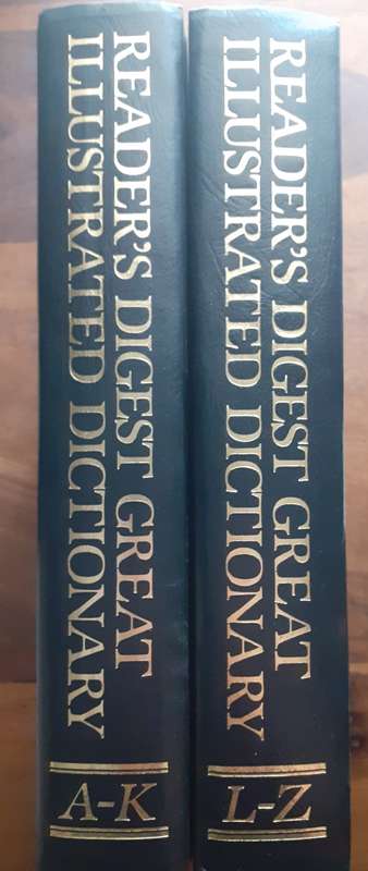 Reader`s Digest GREAT ILLUSTRATED DICTIONARY (2 volumes) A-K & L-Z
