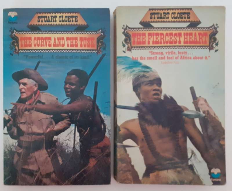 2 books by Stuart Cloete - The Curve and the Tusk / The Fiercest Heart