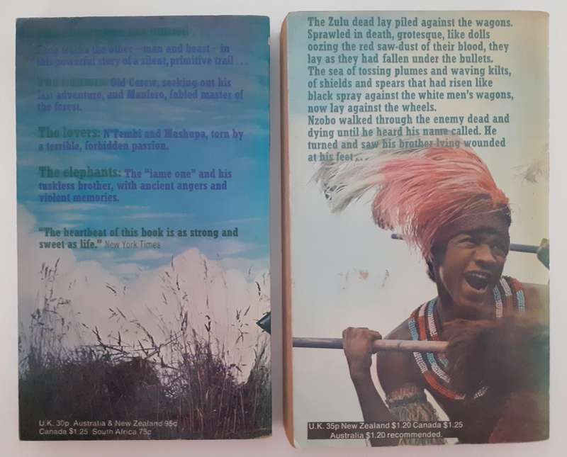 2 books by Stuart Cloete - The Curve and the Tusk / The Fiercest Heart