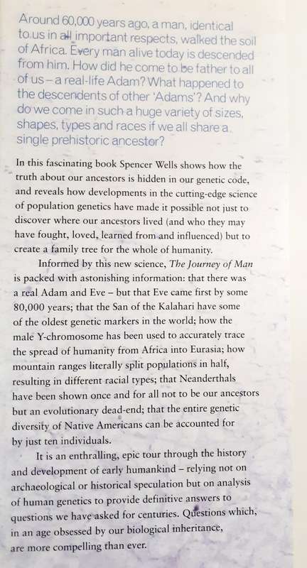 The Journey of Man - A Genetic Odyssey ~ Spencer Wells