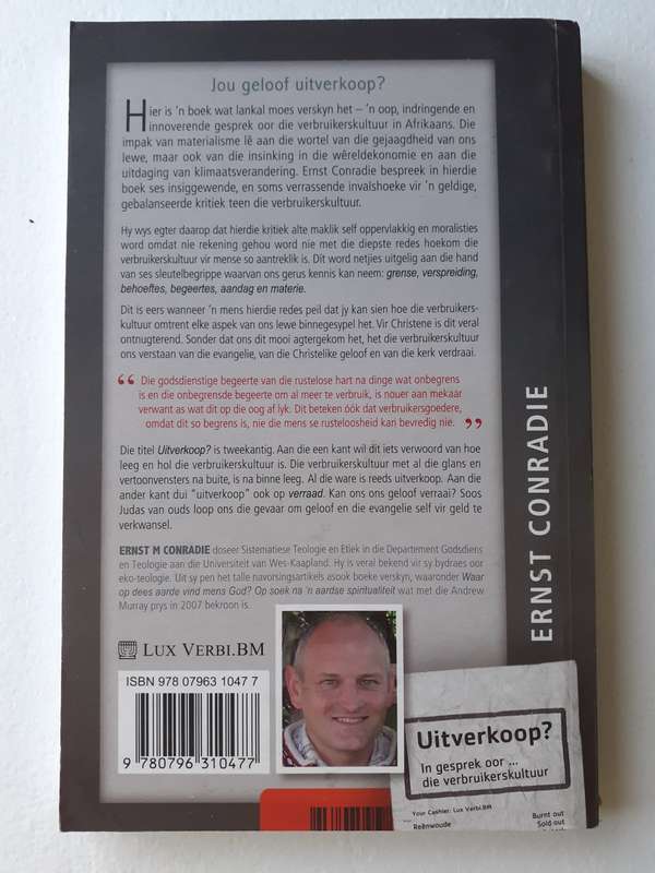 Uitverkoop ~ Ernst Conradie