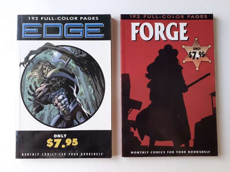 2 x Comic Books : EDGE (nr.9) and FORGE (nr.9)