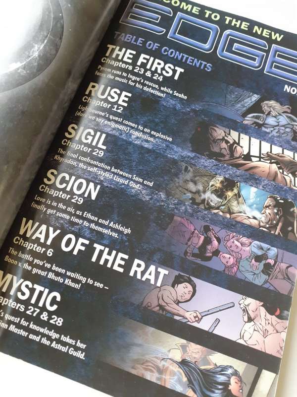 2 x Comic Books : EDGE (nr.9) and FORGE (nr.9)