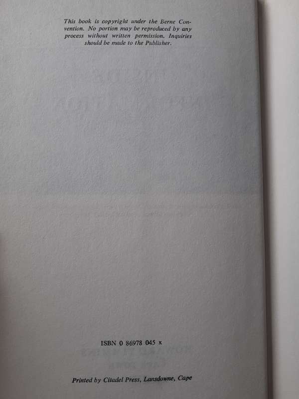(signed) Inside Information ~ Piet Meiring