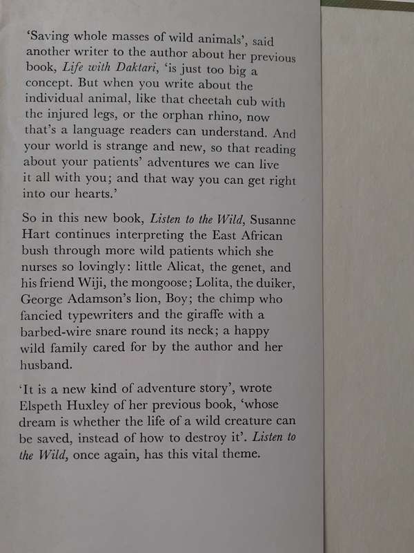 Listen To The Wild ~ Susanne Hart
