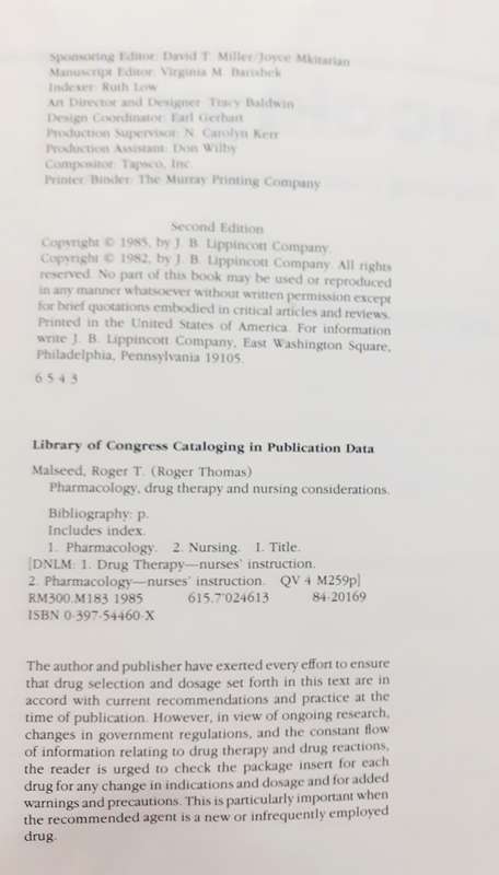 Pharmacology (second edition) ~ Harvey / Emily