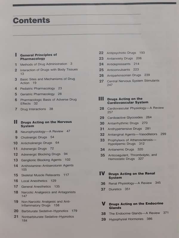 Pharmacology (second edition) ~ Harvey / Emily