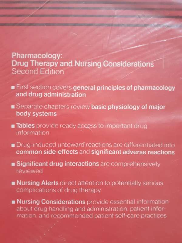 Pharmacology (second edition) ~ Harvey / Emily