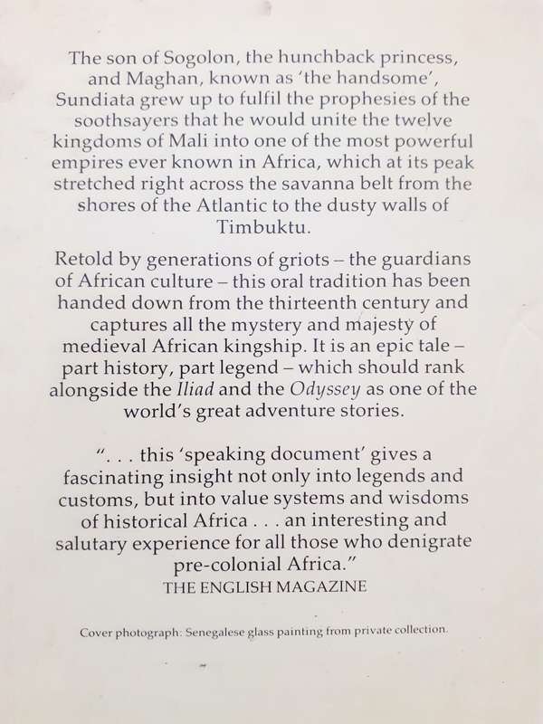 Sundiata an epic of old Mali ~ D T Niane