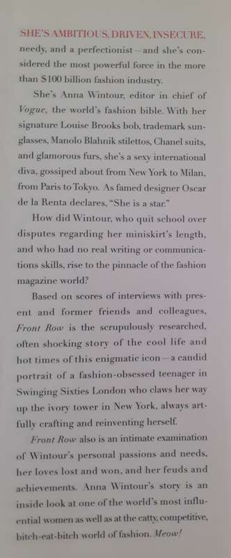 Front Row ~ Anna Wintour