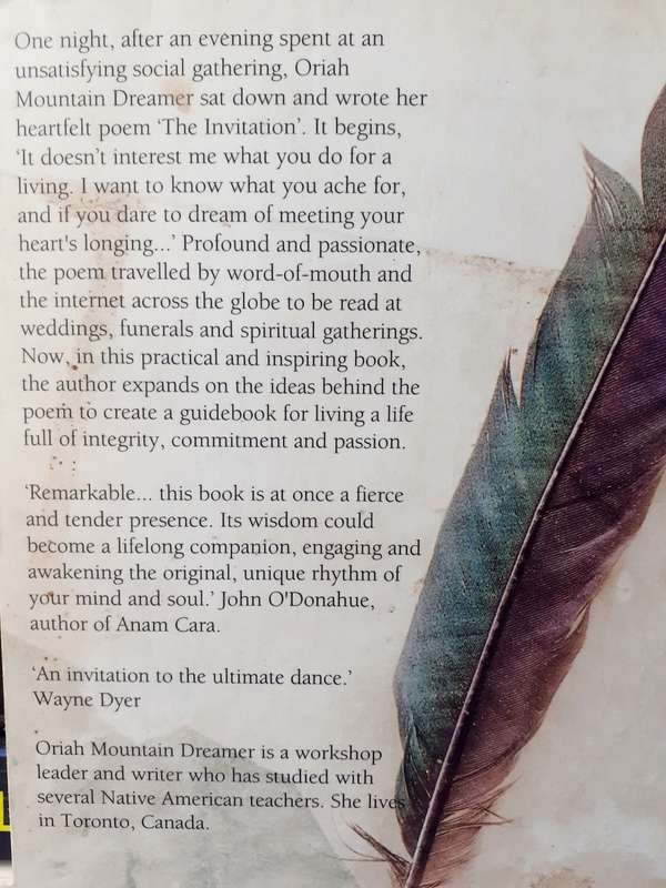 The Invitation ~ Oriah Mountain Dreamer