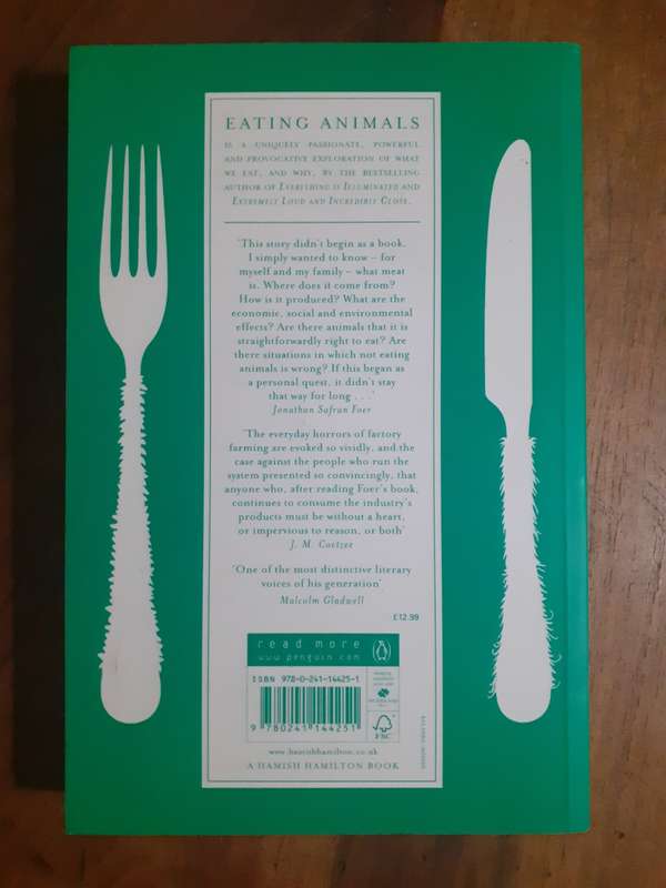 Eating Animals ~ Jonathan Safran Foer