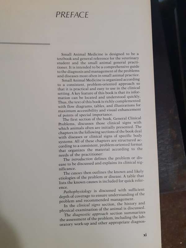 Small Animal Medicine ~ Dana G Allen
