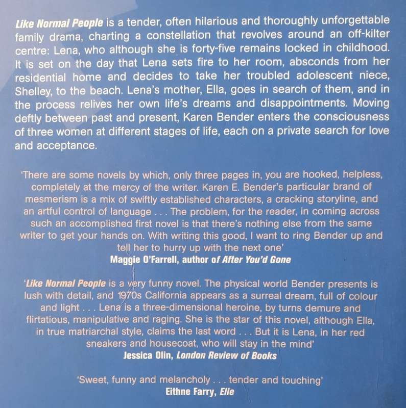 Like Normal People ~ Karen E Bender