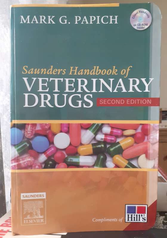 Saunders Handbook of VETERINARY DRUGS ~ Mark G Papich