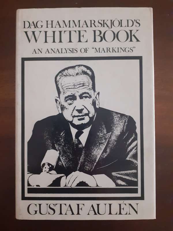 Dag Hammarskjold`s WHITE BOOK ~ Gustaf Aulen