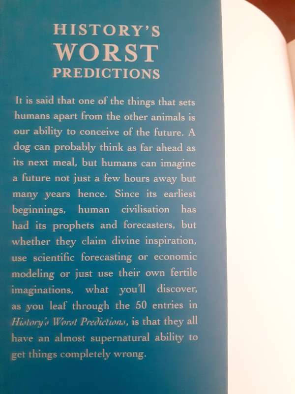 History`s Worst Predictions ~ Eric Chaline