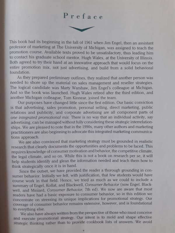 Promotional Strategy ~ Engel / Warshaw / Kinnear