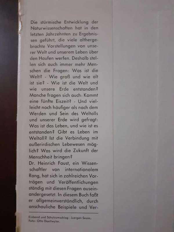 Woher wir Kommen Wohin wir Gehen ~ Heinrich Faust
