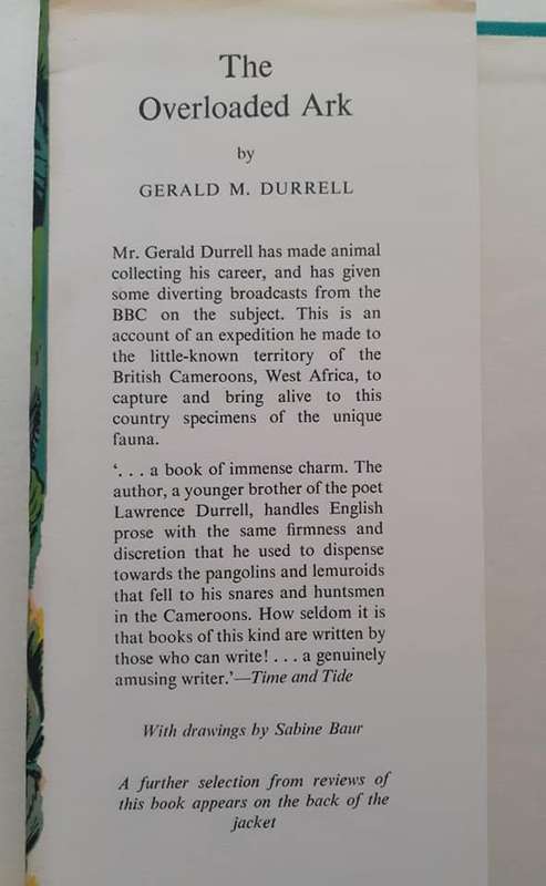 The Overloaded Ark ~ Gerald Durrell