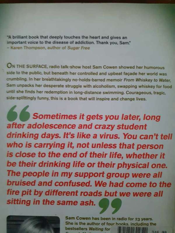 From Whiskey to Water ~ Sam Cowen