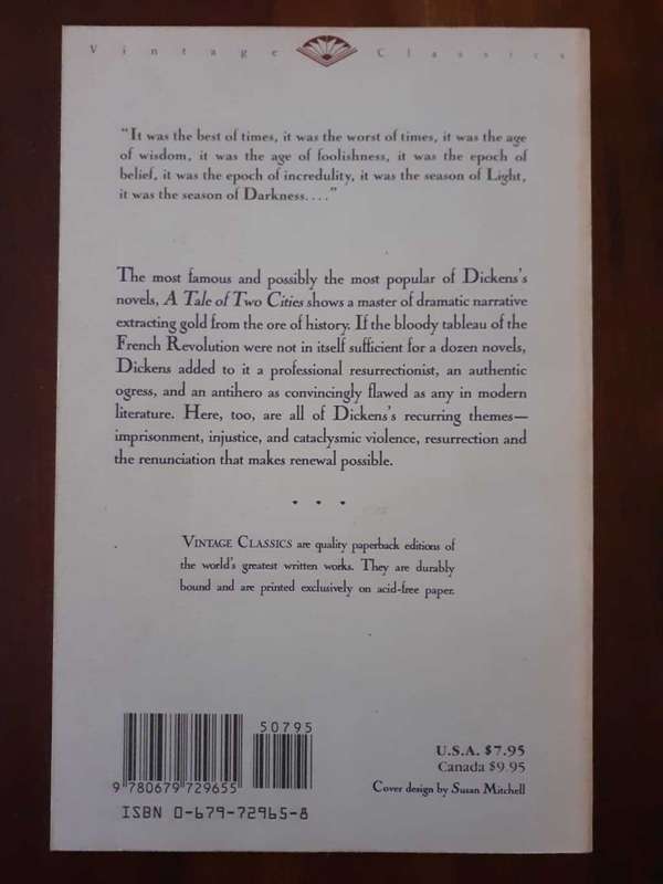 A Tale of Two Cities ~ Charles Dickens