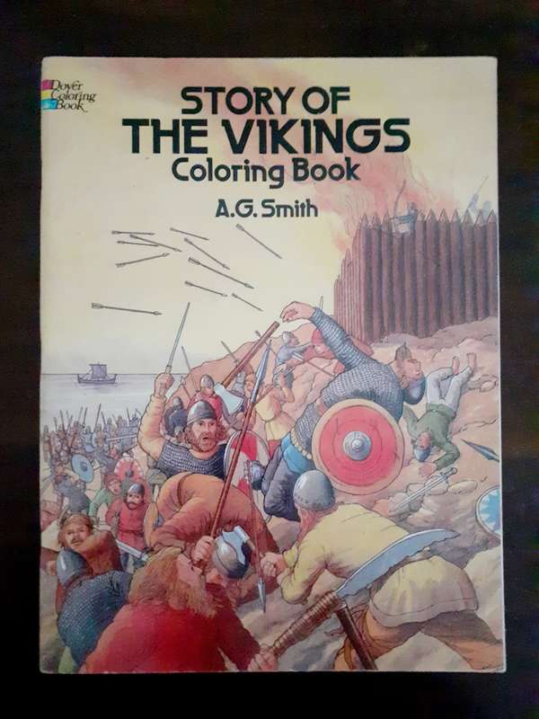 Story of The Vikings - COLOURING IN BOOK ~ A G Smith