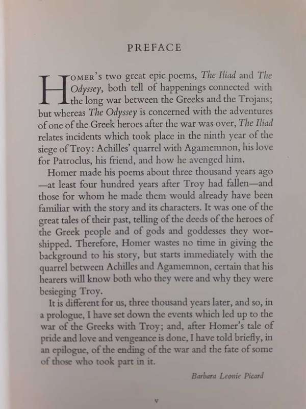 The Iliad of Homer ~ Homer (retold by Barbara Leonie Picard)