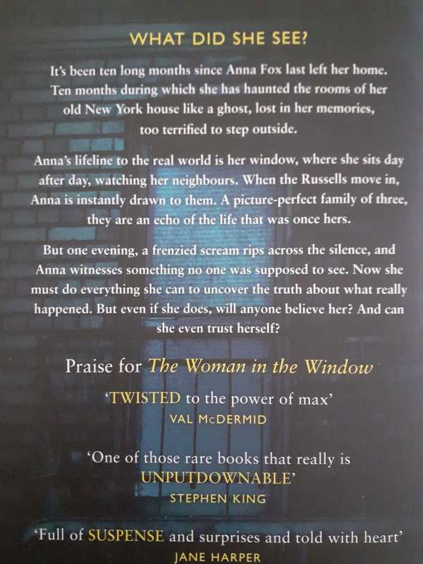 The Woman in the Window ~ A.J. Finn