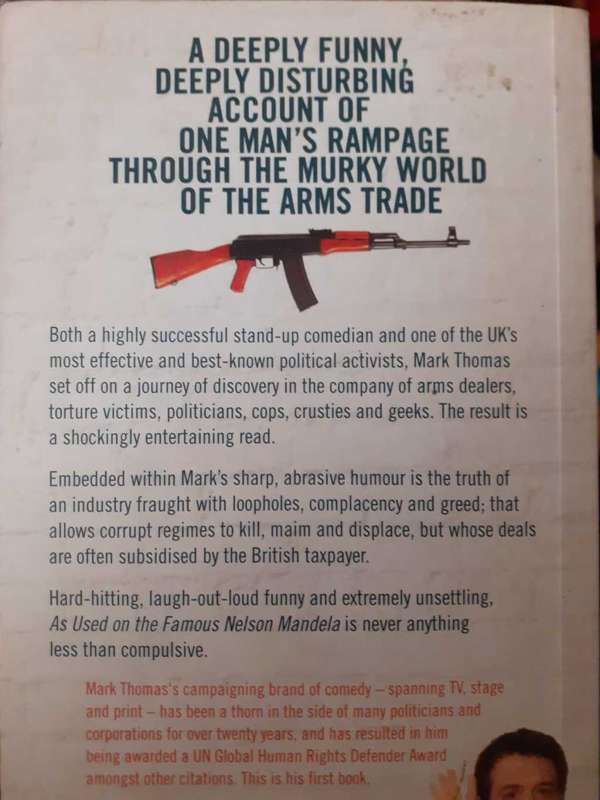 As Used On The Famous Nelson Mandela ~ Mark Thomas