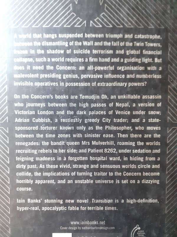 Transition ~ Iain Banks