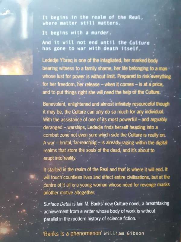 Surface Detail ~ Iain Banks