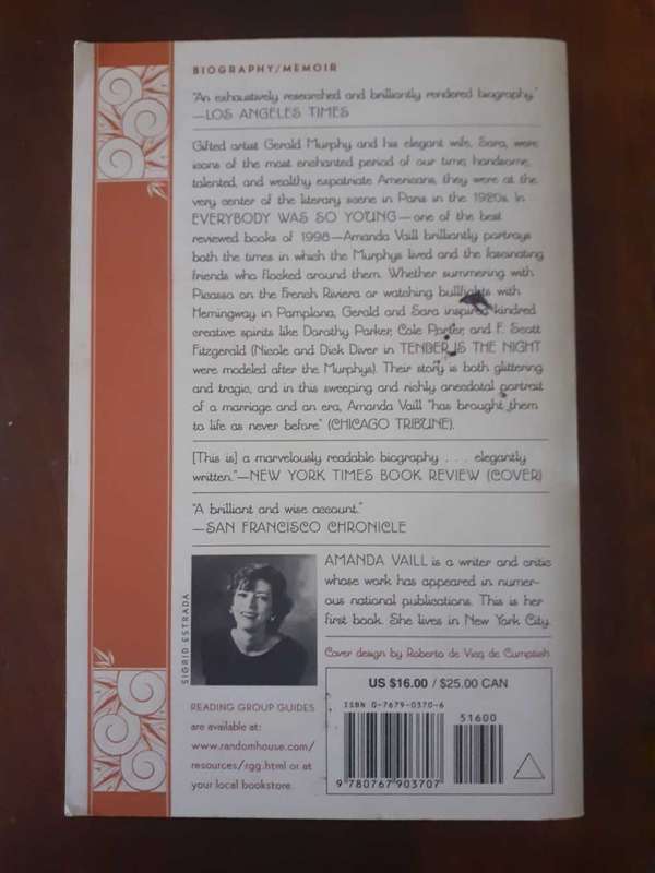 Everybody Was So Young ~ Amanda Vaill