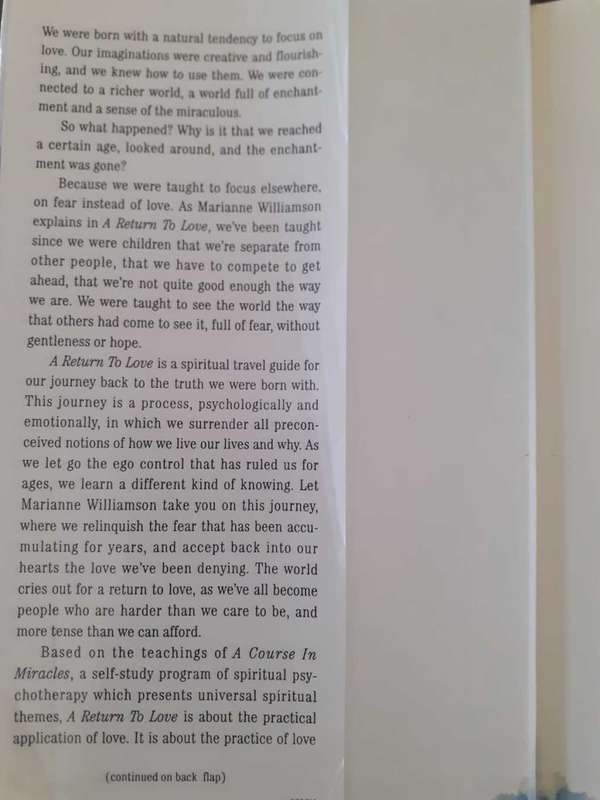 A Return to Love ~ Marianne Williamson