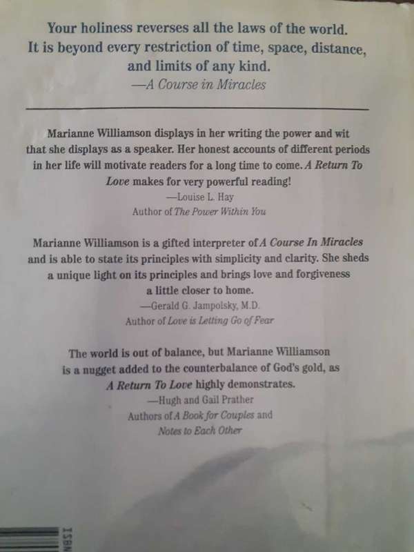 A Return to Love ~ Marianne Williamson