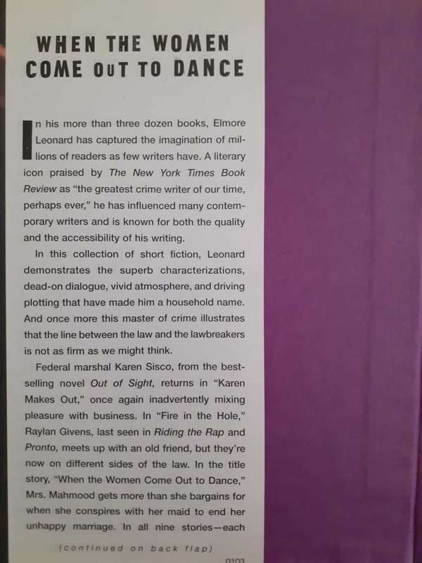 When the Women Come Out to Dance ~ Elmore Leonard