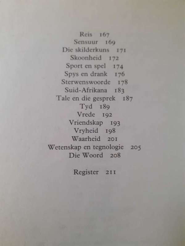 Die Groot Afrikaanse Aanhalingsboek ~ saamgestel deur Muller / Claassen / van Tonder