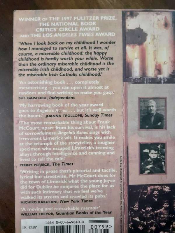 Angela`s Ashes ~ Frank McCourt