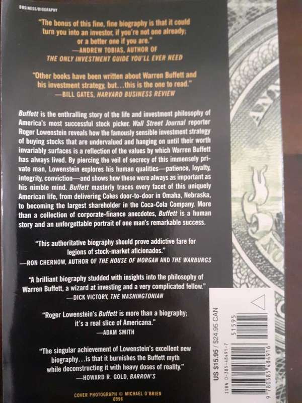 Buffett: The Making of an American Capitalist ~ Roger Lowenstein