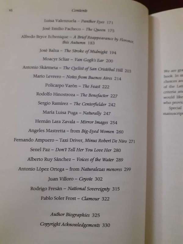 The Picador Book of LATIN AMERICAN STORIES ~ edited by Feuntes / Ortega