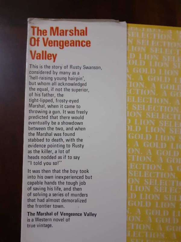The Marshal of Vengeance Valley ~ Roy Manning