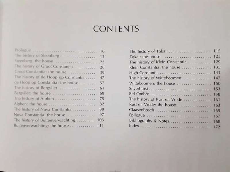 The Great Houses of Constantia ~ Dane / Wallace