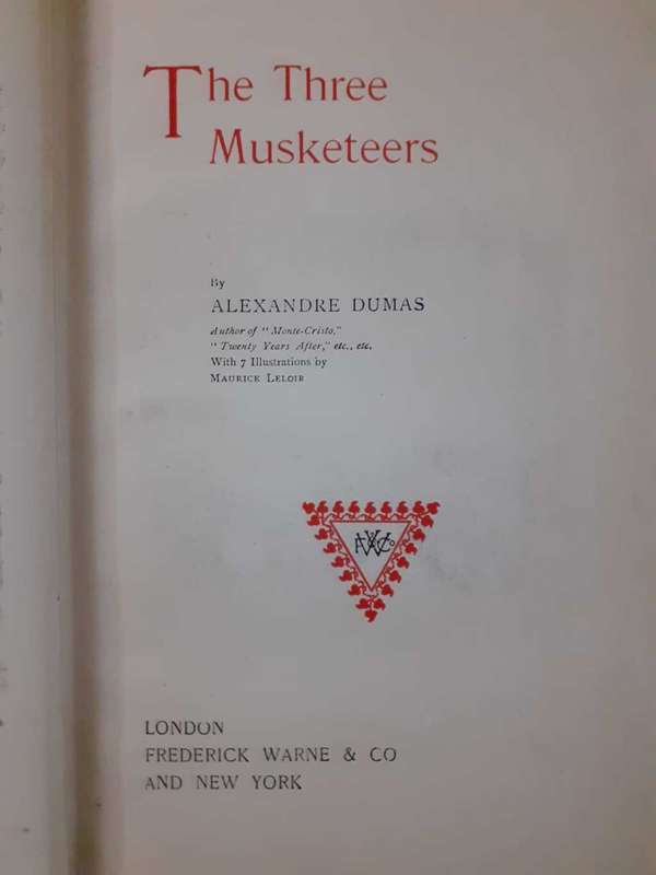 The Three Musketeers ~ Alexandre Dumas