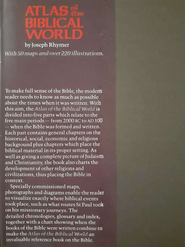 Atlas of the Biblical World ~ Joseph Rhymer