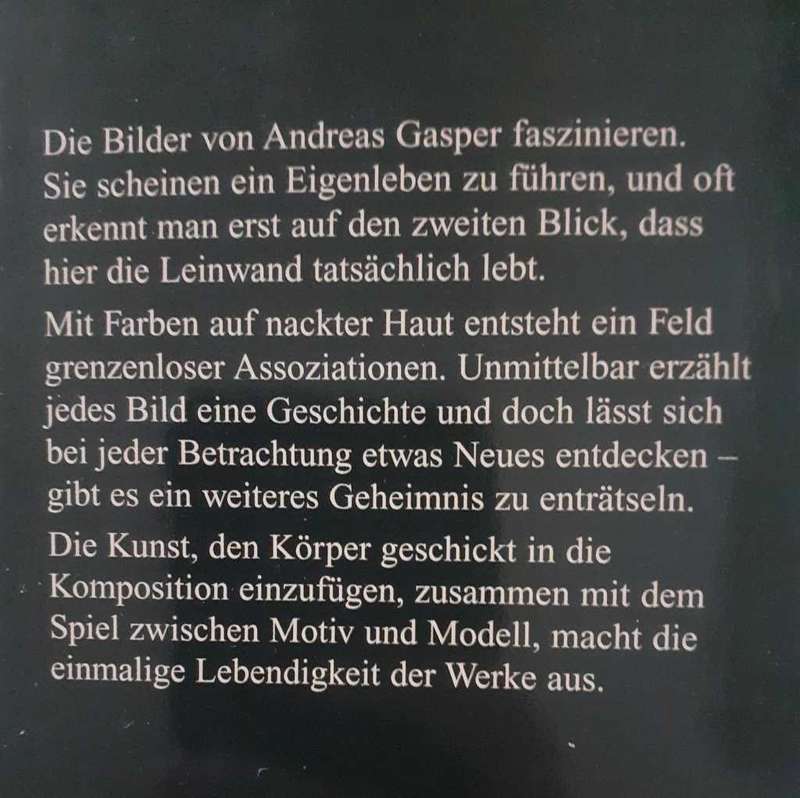 Phantasien auf der Haut ~ Andreas Gasper